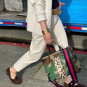 Parker Thatch small mimi - nylon camo with leopard stripe